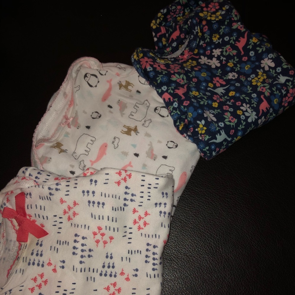 Newborn long sleeve onesies